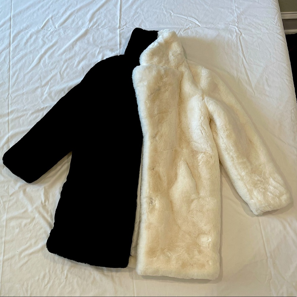 Apparis Serena black and white coat - Bandier